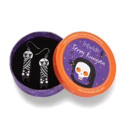 Halloween Hang-Up Bat Drop Earrings