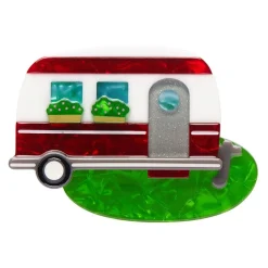 Happy Glamper Brooch