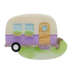 Happy Glamper Brooch
