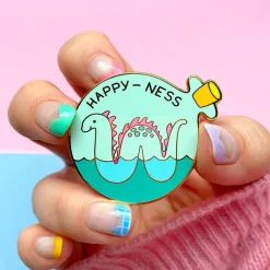 Happy Ness Enamel Pin