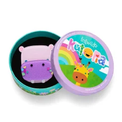 Harrie The Hippo Brooch