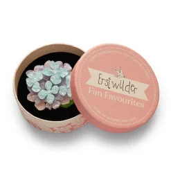 Heartfelt Hydrangea Brooch