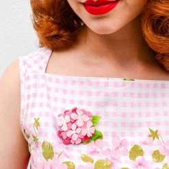 Heartfelt Hydrangea Brooch