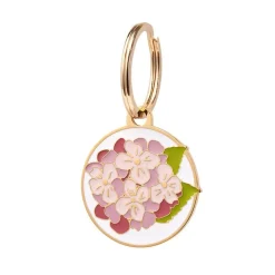 Heartfelt Hydrangea Enamel Pet Charm