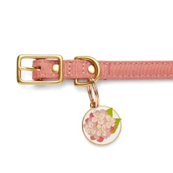 Heartfelt Hydrangea Enamel Pet Charm