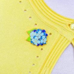 Heartfelt Hydrangea Enamel Pin
