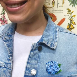 Heartfelt Hydrangea Mini Brooch