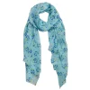 Heartfelt Hydrangea Neck Large Neck Scarf