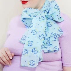 Heartfelt Hydrangea Neck Large Neck Scarf