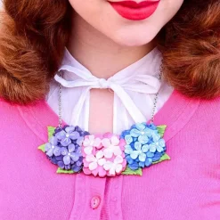 Heartfelt Hydrangea Necklace