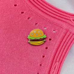 Hearty Hamburger Enamel Pin