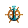 Helm And Home Mini Brooch
