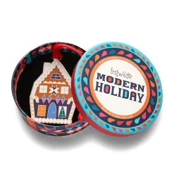 Holiday Home Enamel Tree Ornament
