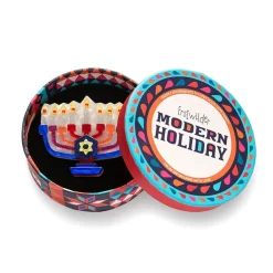 Holiday Lamp Brooch