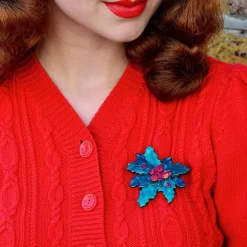 Holly Jolly Brooch