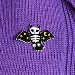 Hoot & Haunt Enamel Pin