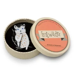Hound Dog Cat Brooch