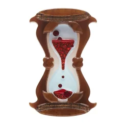 Hourglass Brooch