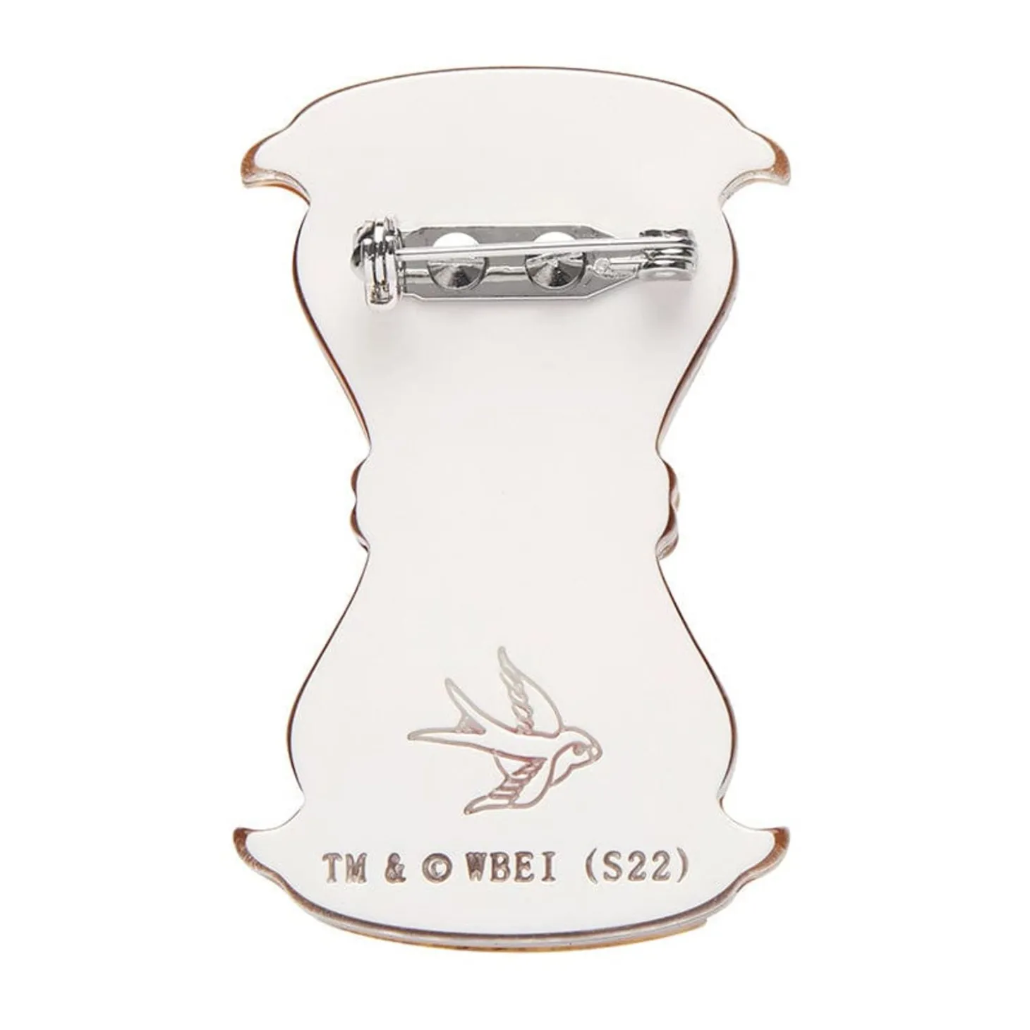 Hourglass Brooch
