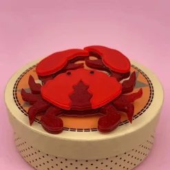 Huggable Decapod Brooch