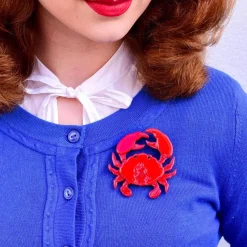 Huggable Decapod Brooch