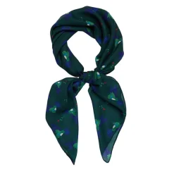 Hyacinth Hummingbird Head Scarf