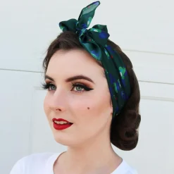 Hyacinth Hummingbird Head Scarf