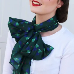 Hyacinth Hummingbird Large Neck Scarf