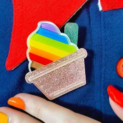 Ice Cream Acceptance Brooch