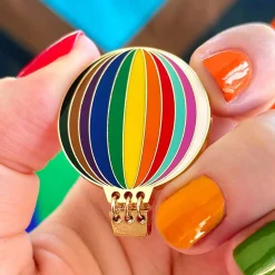 Inclusion Around The World Enamel Pin