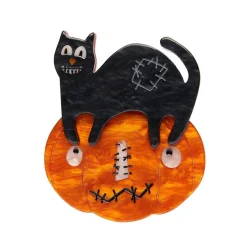 Jack & The Cat Brooch