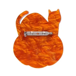 Jack & The Cat Brooch
