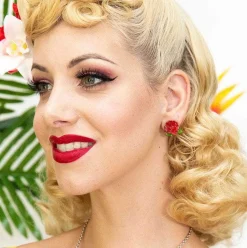 Juliet'S Blooms Rose Earrings