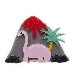 Jurassic Thunder Dinosaur Brooch