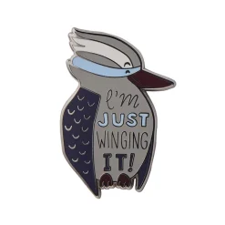 Just Winging It Enamel Pin