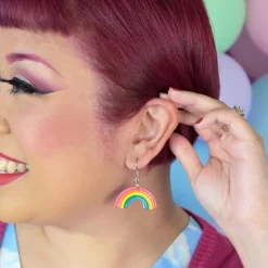 Keep Calm And Smile Earrings