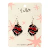 King Of Cobras Enamel Drop Earrings