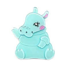 Kubu The Cutie Hippo Brooch