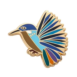 Kyrie Kingfisher Enamel Pin