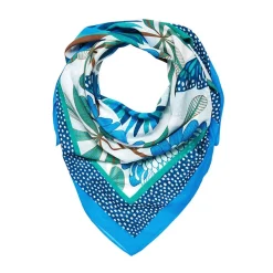 Kyrie Kingfisher Square Scarf