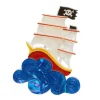 La Concorde Pirate Ship Brooch