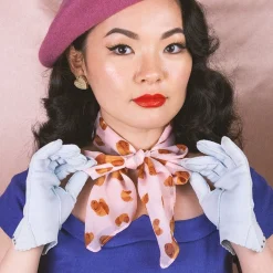 La Croissant Head Scarf - Pink