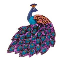 Le Peacock Royal Brooch