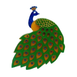 Le Peacock Royal Brooch