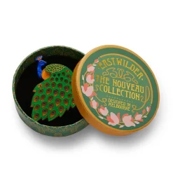 Le Peacock Royal Brooch