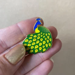 Le Peacock Royal Enamel Pin