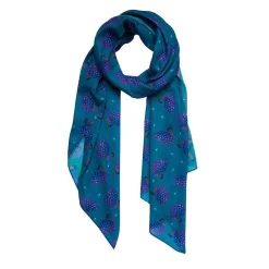 Le Peacock Royal Large Neck Scarf