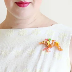 Leafy And The Sea Dragon Brooch
