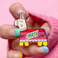 Let'S Smash This Enamel Pin
