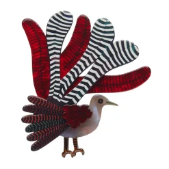 Lilly Lyre Bird Brooch